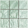 Mallorca Mint Gloss Porcelain Tiles 120x120mm tile