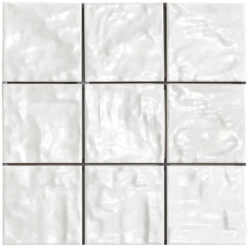 Mallorca White Porcelain Tiles 120x120mm tile