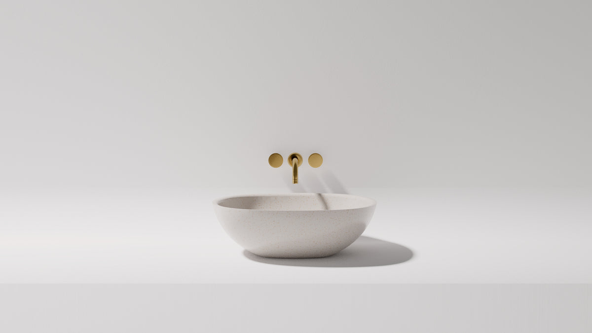 Pietra Bianca Marcello 350mm Above Counter Basin