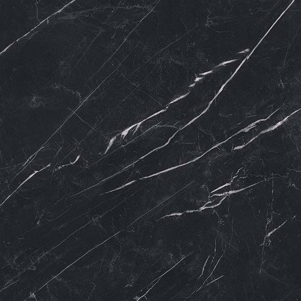 Superb Marble Marquina Black Porcelain Tiles 1200x1200mm tile