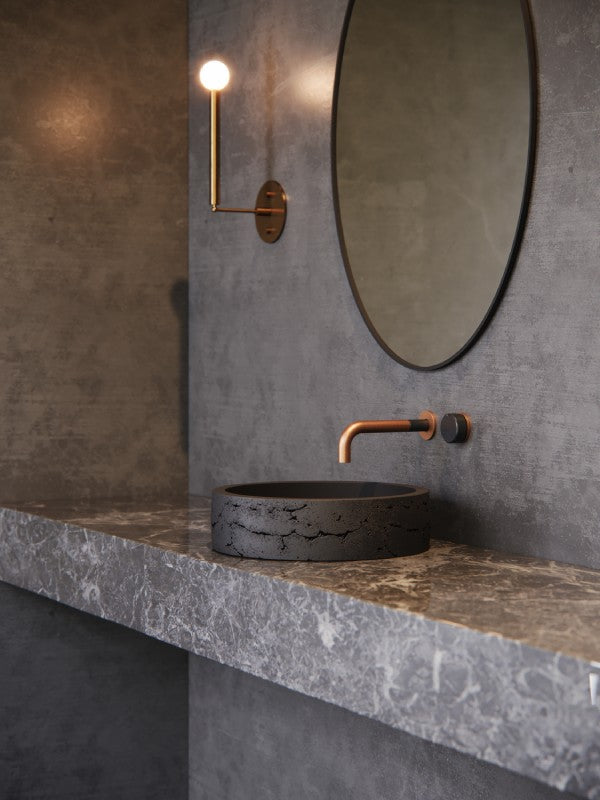 Meir X Nood Co. Alchemy Series Progressive Wall Mixer Set - Lustre Bronze x Storm