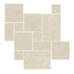 Metz Ivory Travertine Look Porcelain Tiles French Pattern tile