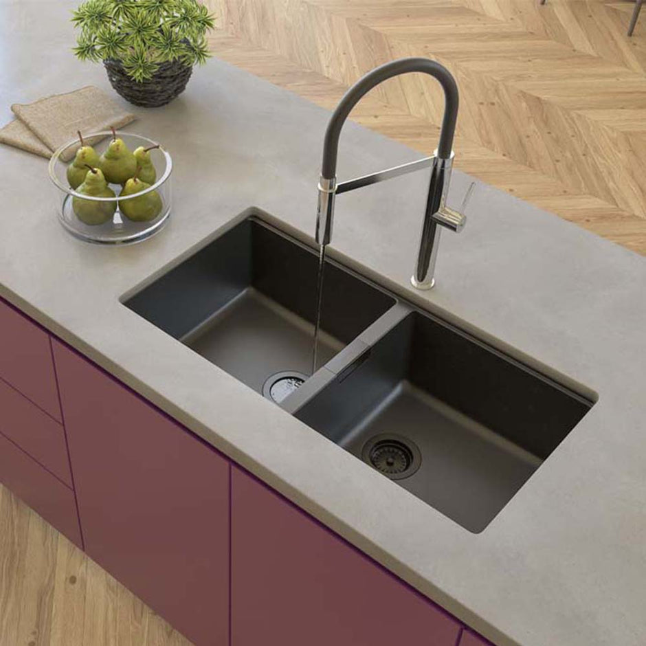 Schock Double Bowl Undermount Stone