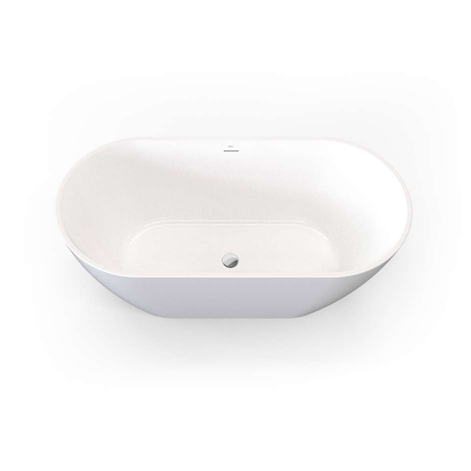 Naples Freestanding Bath With Overflow 1500mm view 2