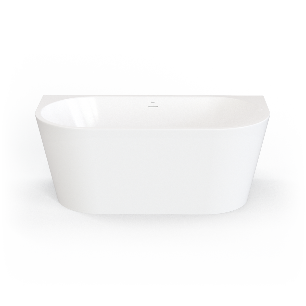Naples Back To Wall Bath With Overflow 1500mm