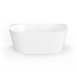 Naples Back To Wall Bath With Overflow 1500mm