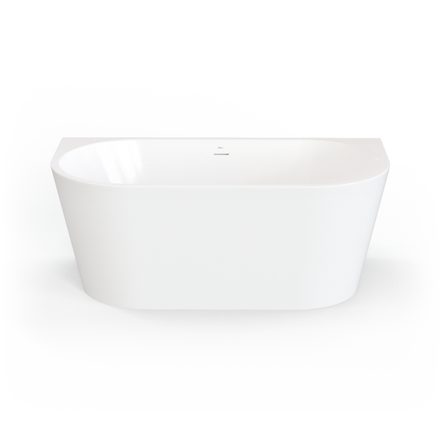 Naples Back To Wall Bath With Overflow 1500mm