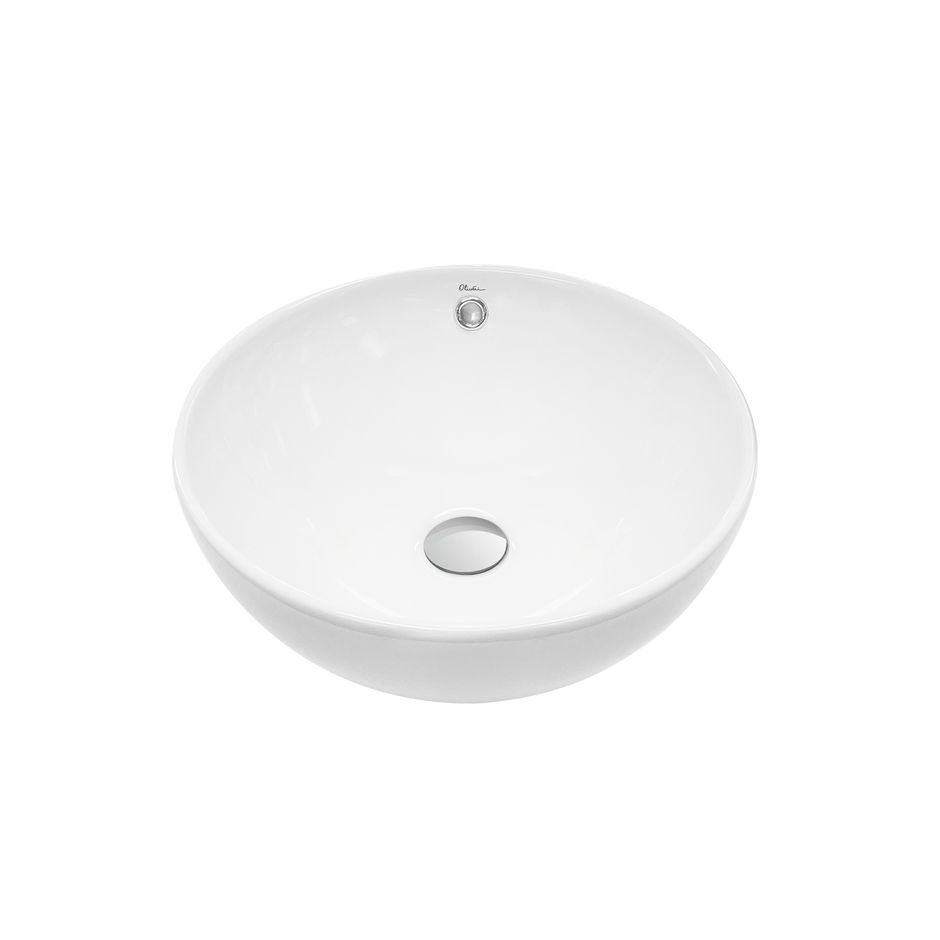 Naples Counter Top Circular Basin With Overflow