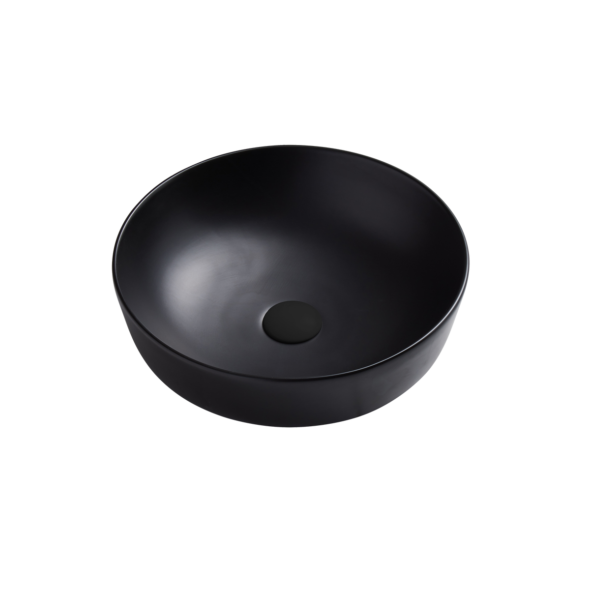 Naples Counter Top Circular Basin in Black