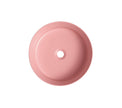 Navona Round Above Counter Ceramic Basin 360 x 360 x 120mm Matte Pink
