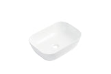 Navona Rectangle Above Counter Ceramic Basin 455 x 320 x 135mm