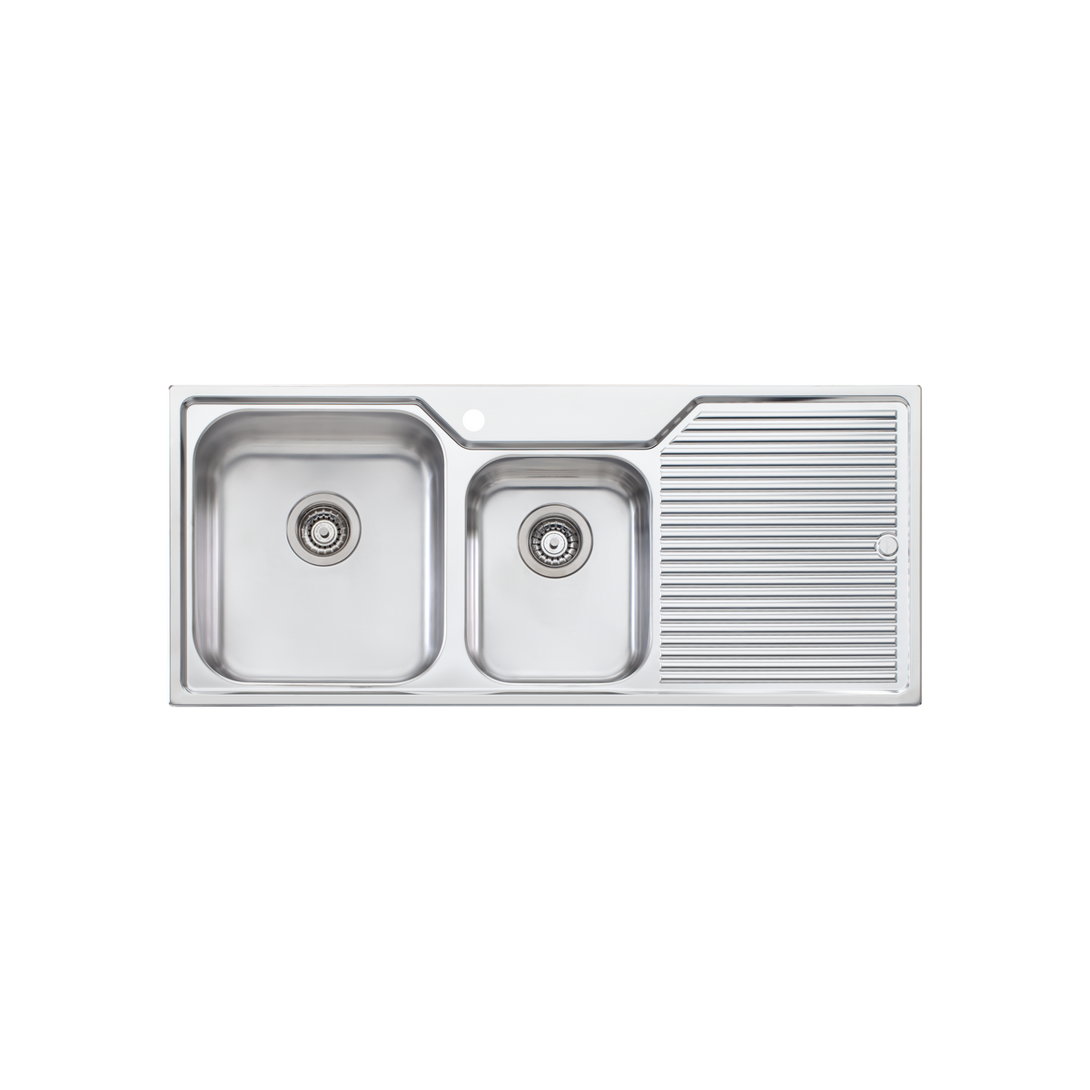 Nu-Petite 1 and 3/4 Bowl Topmount Sink With Drainer