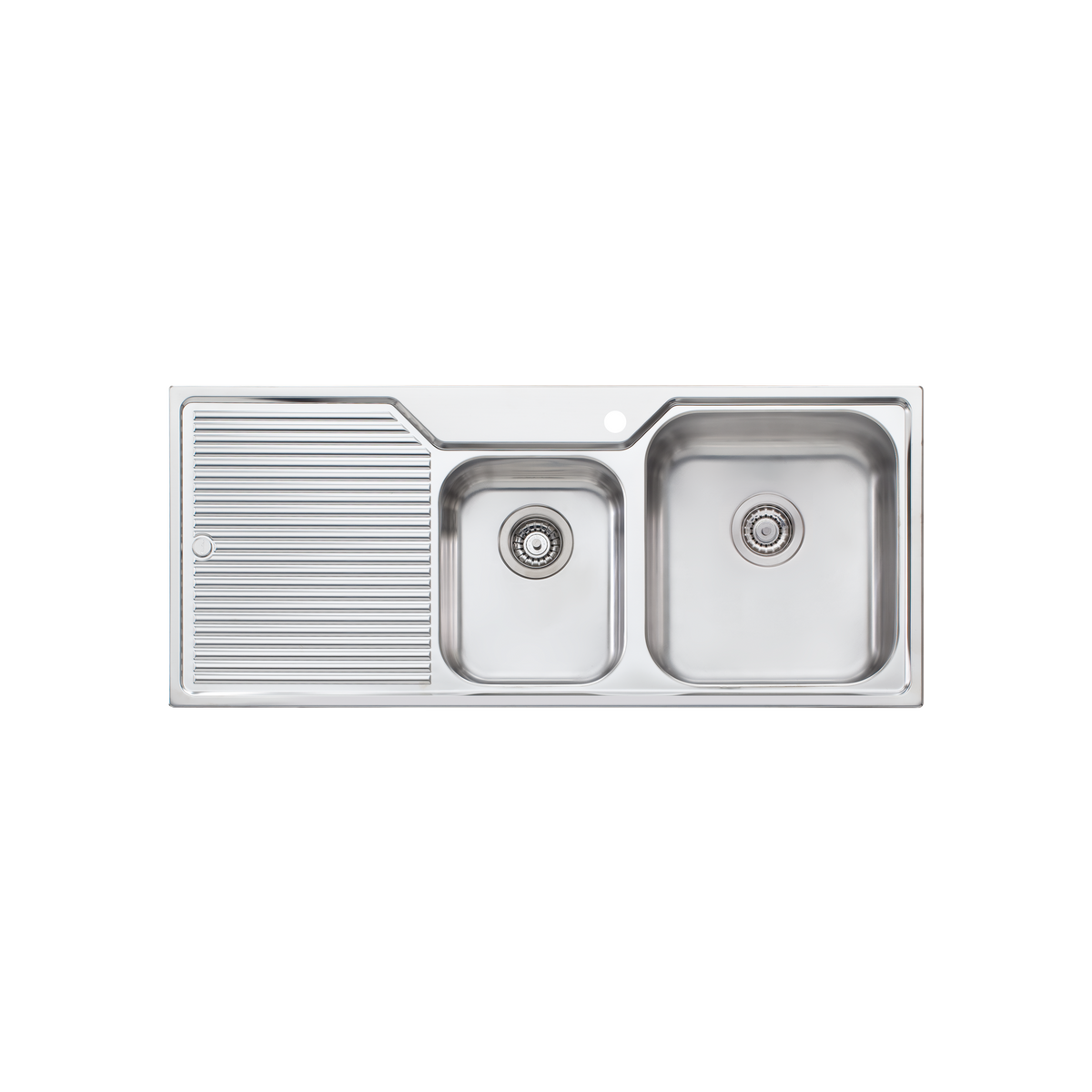 Nu-Petite 1 and 3/4 Bowl Topmount Sink With Drainer