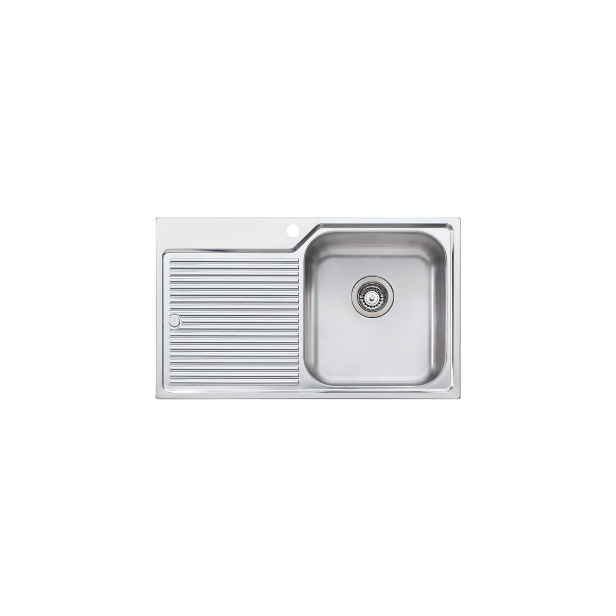 Nu-Petite Single Bowl Topmount Sink With Drainer