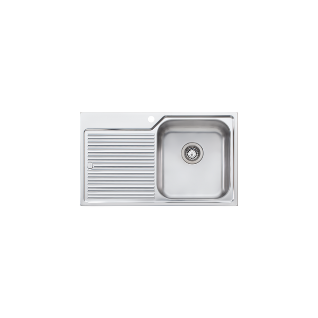 Nu-Petite Single Bowl Topmount Sink With Drainer