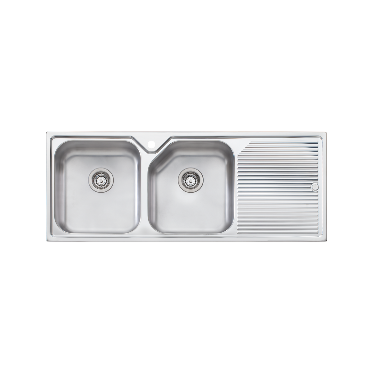 Nu-Petite Double Bowl Topmount Sink With Drainer