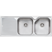 Nu-Petite Double Bowl Topmount Sink With Drainer