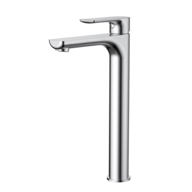 Nova High Rise Basin Mixer - brushed-chrome