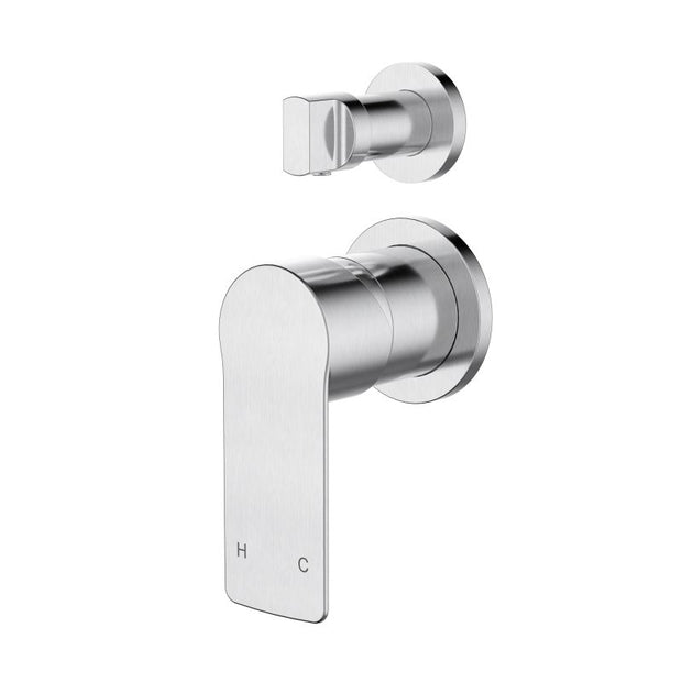 Nova Shower Diverter - brushed-chrome