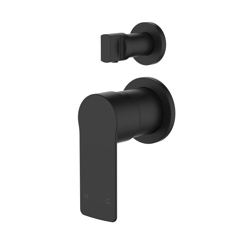 Nova Shower Diverter - matte-black