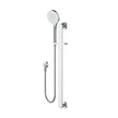 Nova Shower on Rail - brushed-chrome