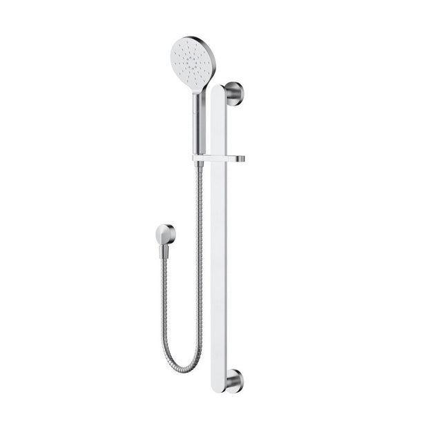 Nova Shower on Rail - brushed-chrome