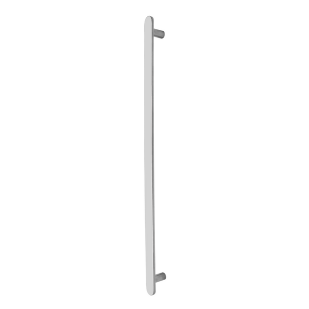 Nova Vertical Heated Towel Rail - brushed-chrome