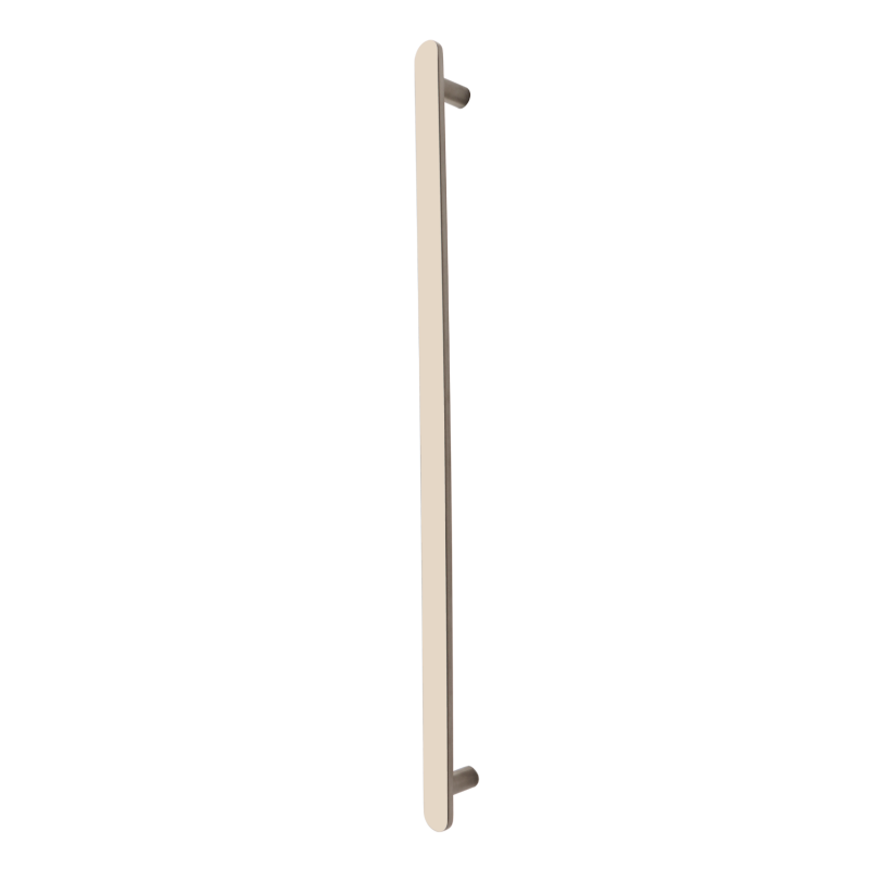 Nova Vertical Heated Towel Rail - brushed-nickel