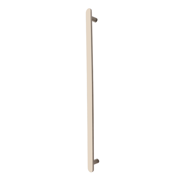 Nova Vertical Heated Towel Rail Brushed Nickel