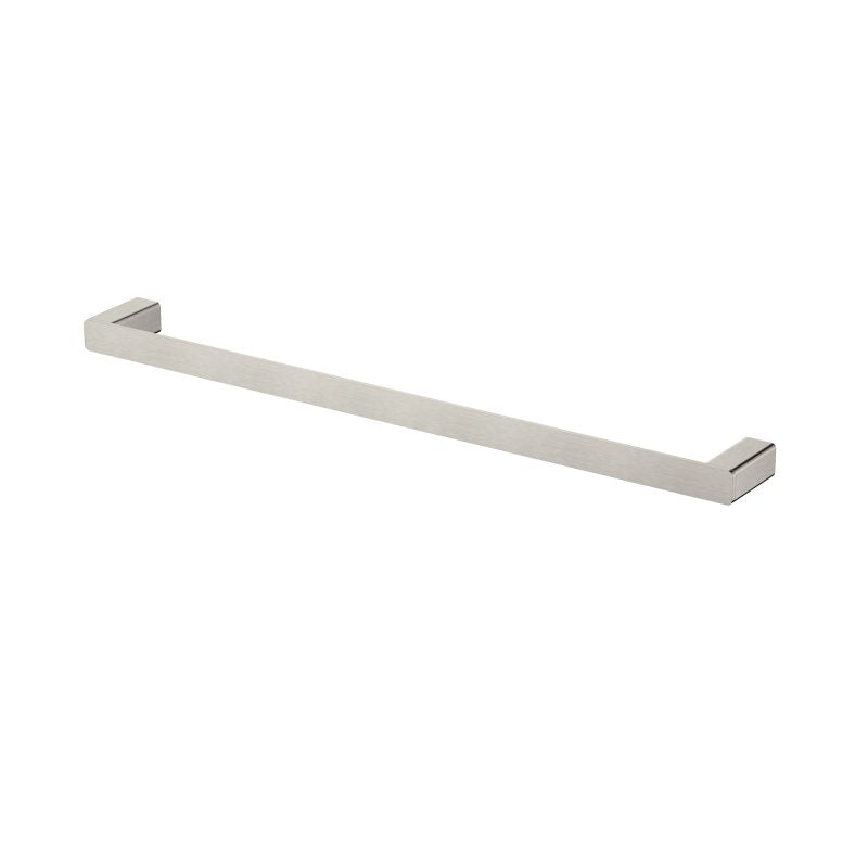 Nova Single Towel Rail 600mm - brushed-nickel