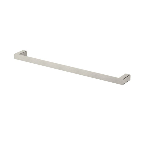 Nova Single Towel Rail 600mm - brushed-nickel