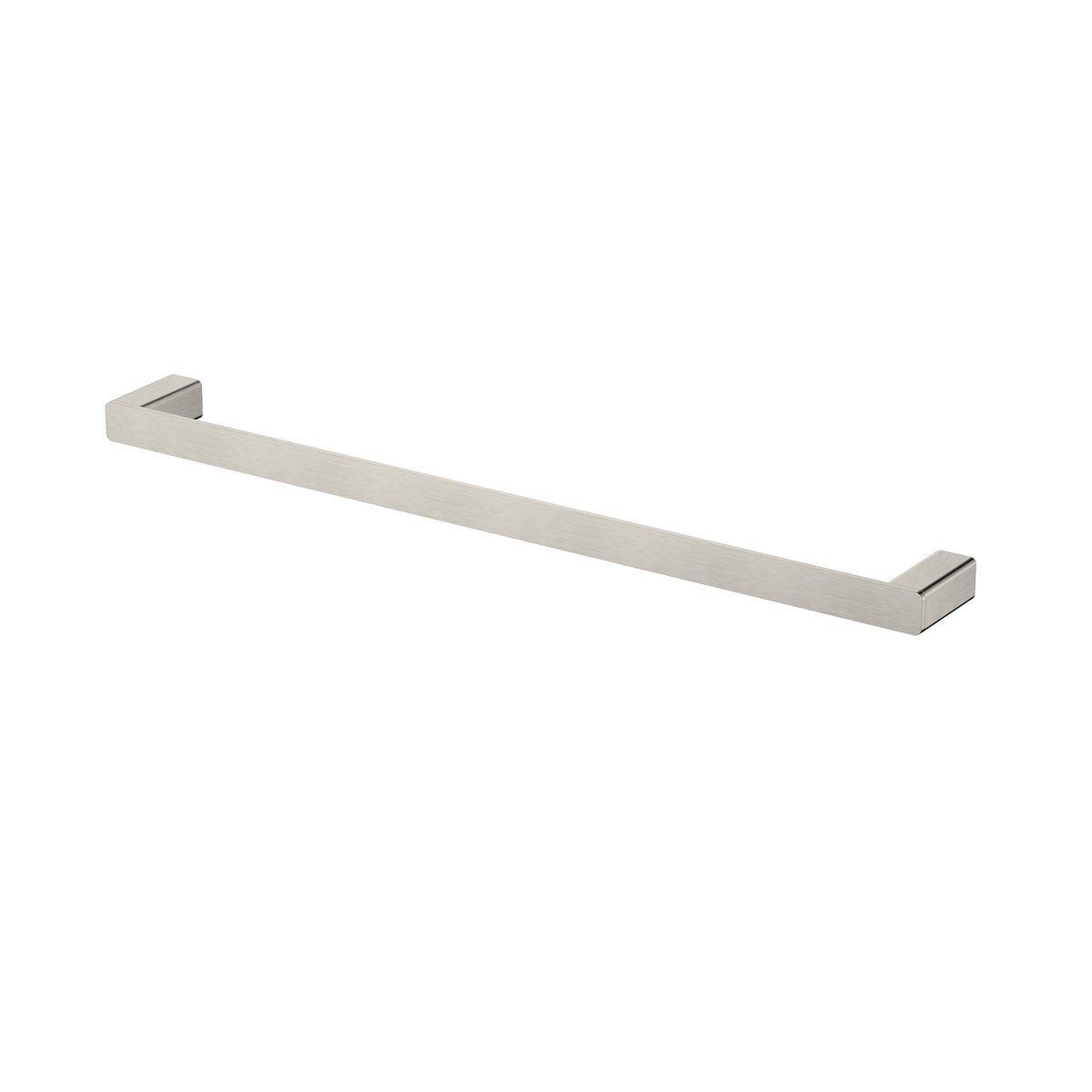 Nova Single Towel Rail 600mm Brushed Nickel