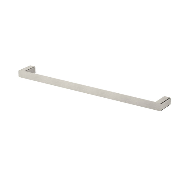 Nova Single Towel Rail 600mm Brushed Nickel