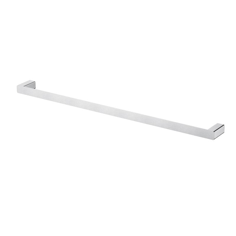 Nova Single Towel Rail 750mm - brushed-chrome