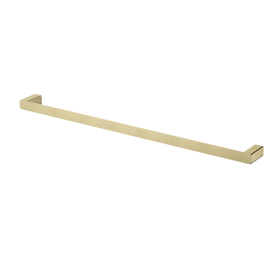 Nova Single Towel Rail 750mm Brushed Bronze