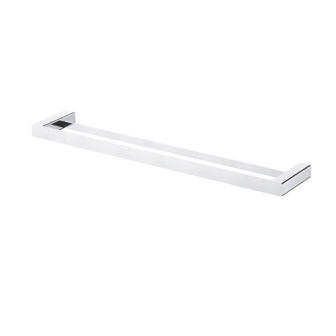 Nova Double Towel Rail 600mm in Chrome