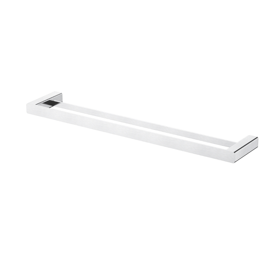 Nova Double Towel Rail 600mm in Chrome
