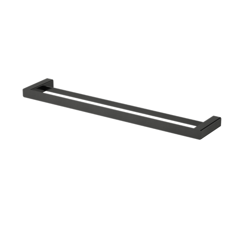 Nova Double Towel Rail 600mm - matte-black