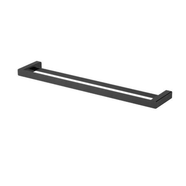 Nova Double Towel Rail 600mm - matte-black