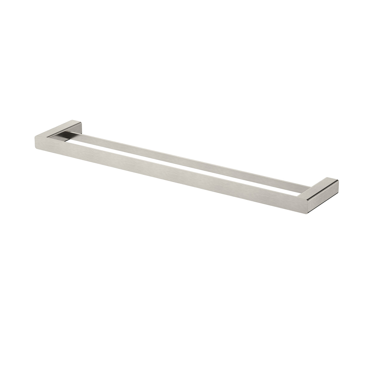 Nova Double Towel Rail 600mm Brushed Nickel