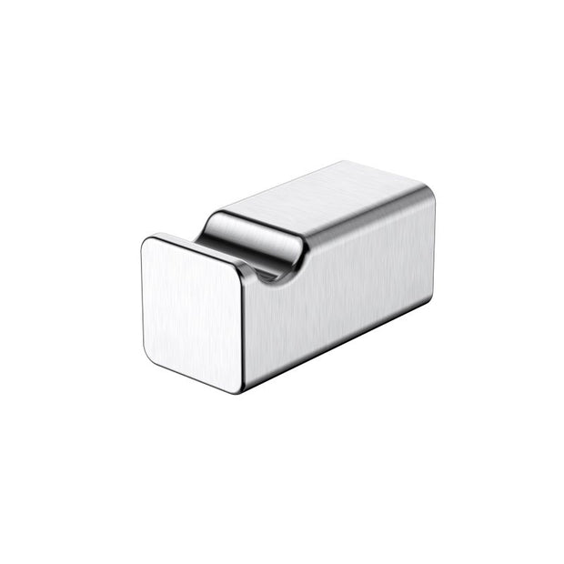 Nova Single Robe Hook - brushed-chrome