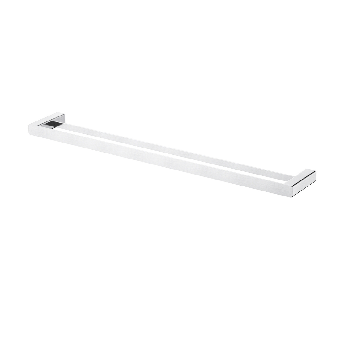 Nova Double Towel Rail 750mm in Chrome