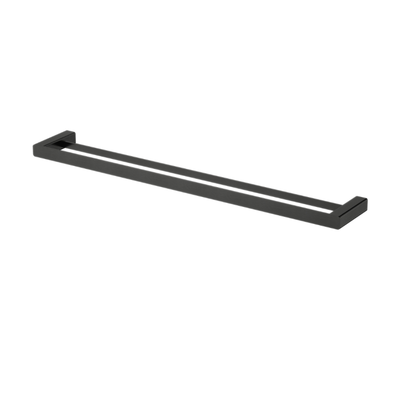 Nova Double Towel Rail 750mm - matte-black