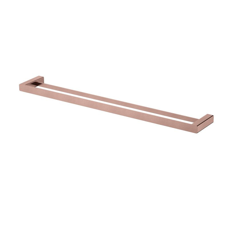 Nova Double Towel Rail 750mm - champagne