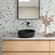Naples Counter Top Circular Basin in a styled room