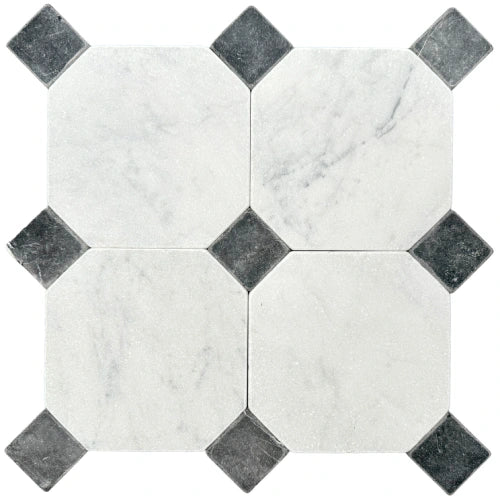 NERO SQUARE  TUMBLED