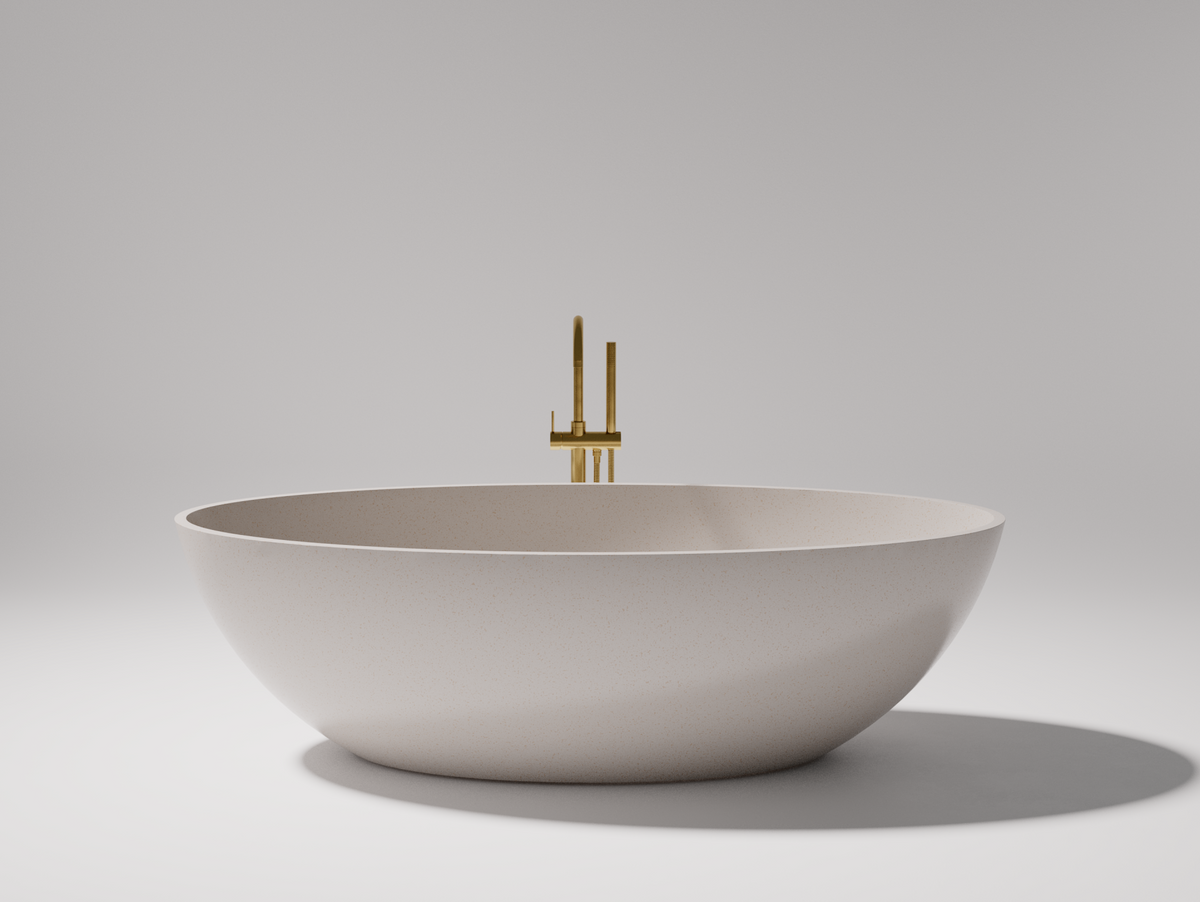 Pietra Bianca Nice Freestanding Bath