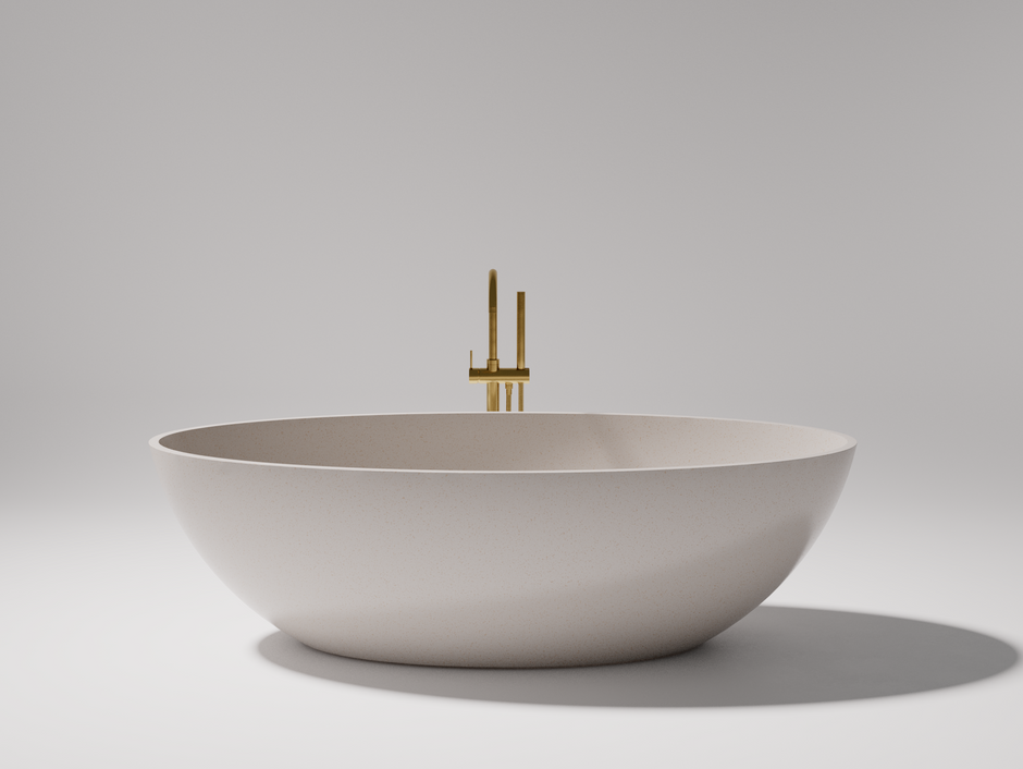 Pietra Bianca Nice Freestanding Bath
