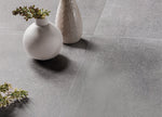 Nordic Grey Stone Porcelain Tiles in a room setting