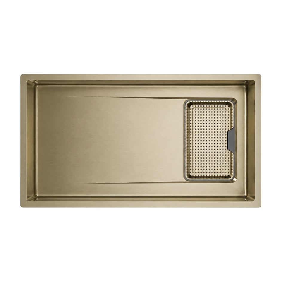 Novaq Handmade Kitchen Sink in Gold
